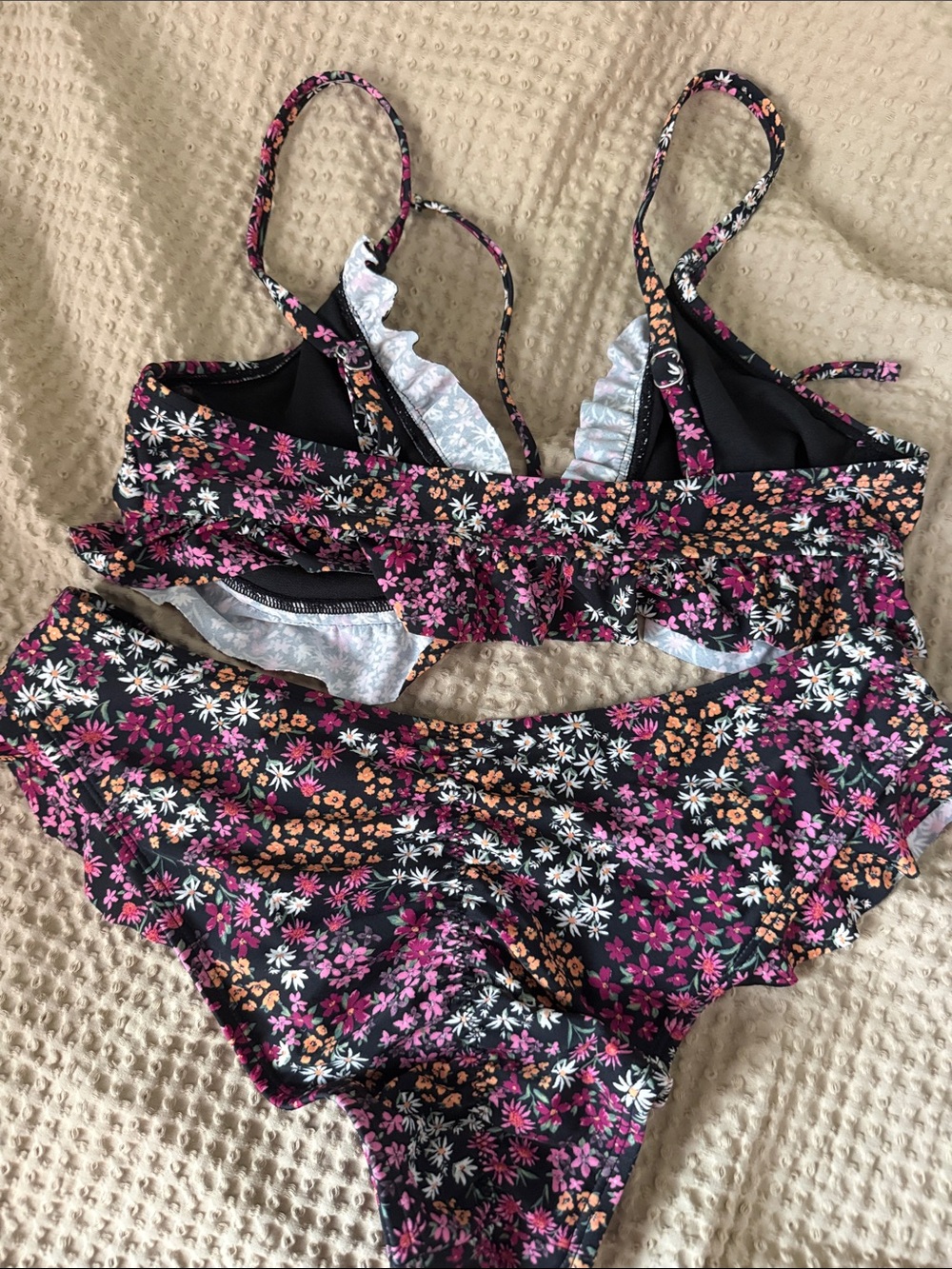 Floral Ruffle Bikini - Picture 2 of 2